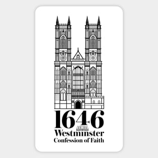 Reformed christian art. 1646 The Westminster Confession of Faith. Sticker